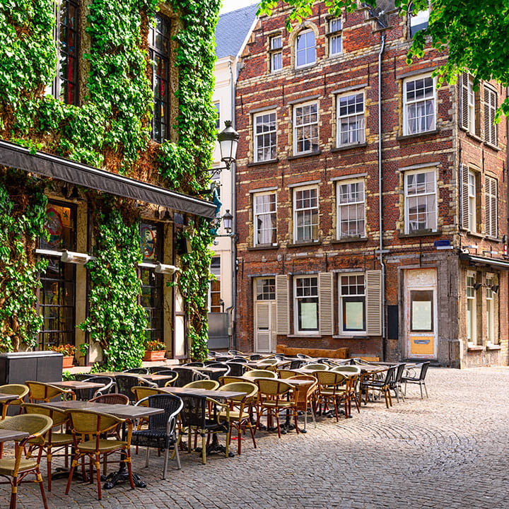 A street in Antwerp, Belgium A street in Antwerp, Belgium